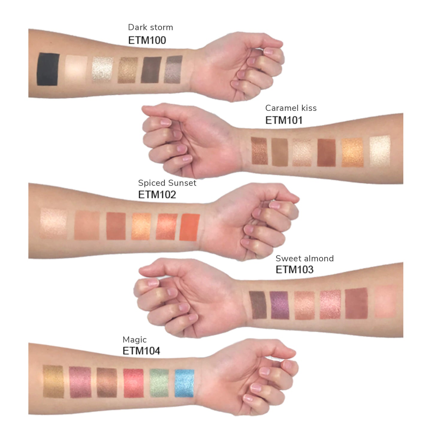 Eyeshadow Palette - Dark Storm - Whitelabeauty