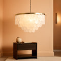 24-Inch Brushed Brass Finish Five-Light Chandelier