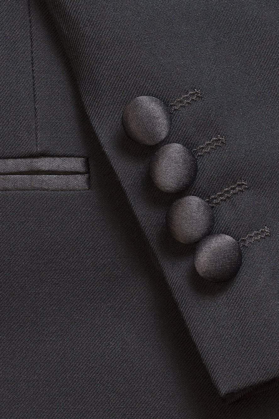 "Edge" Midnight Navy Tuxedo Jacket Notch (Separates) - Whitelabeauty