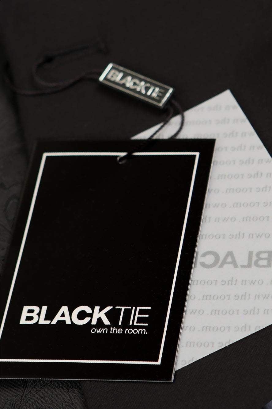 "Milan" Black Tuxedo Jacket Peak (Separates) - Whitelabeauty